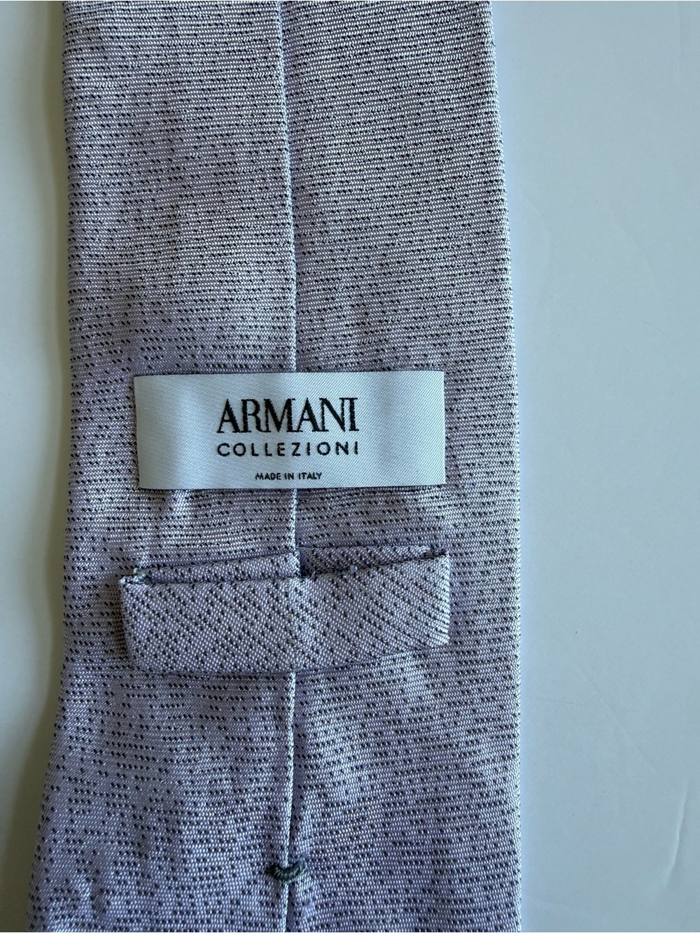 Armani Collezioni Heathered Lilac Tie